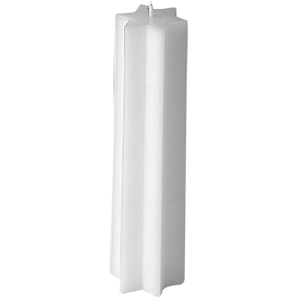 Moule pour bougie, Etoile de six pointes, dim. 220x55 mm, 1 pièce [HOB-79232]