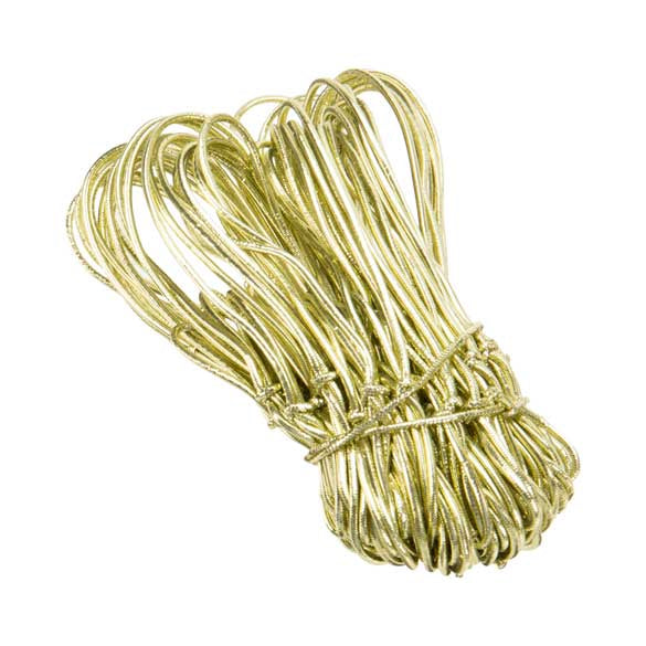 Ruban élastique de décoration Vinyle Stretch à dérouler or métallique 20cm  (50 Pièces)  [8MG]