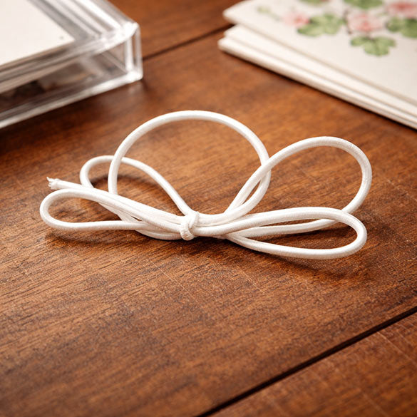 Ruban élastique de décoration Vinyle Stretch à dérouler blanc 20 cm (50 Pieces) [8SW]