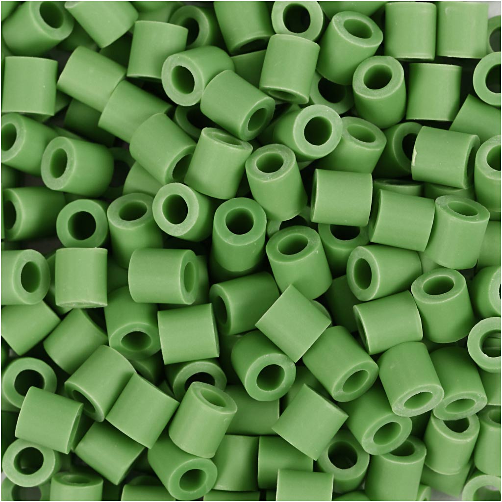 NABBI BioBeads, size 5x5 mm, hole size 2.5 mm, medium, green, 1000 pc