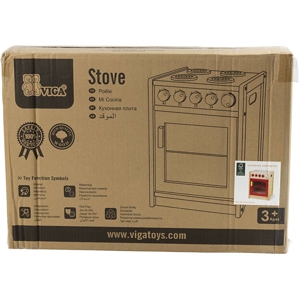 Cuisinère pour le jeu VIGA, dim. 40x54x36 cm, 1 pièce [HOB-907703]
