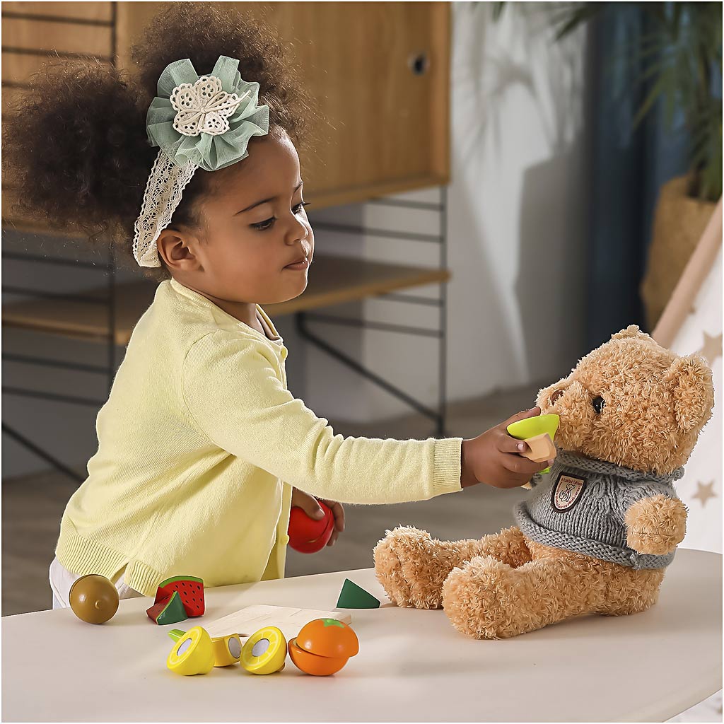 Ensemble de fruits à découper VIGA, 17 morceaux/ 1 Pq. [HOB-907716]