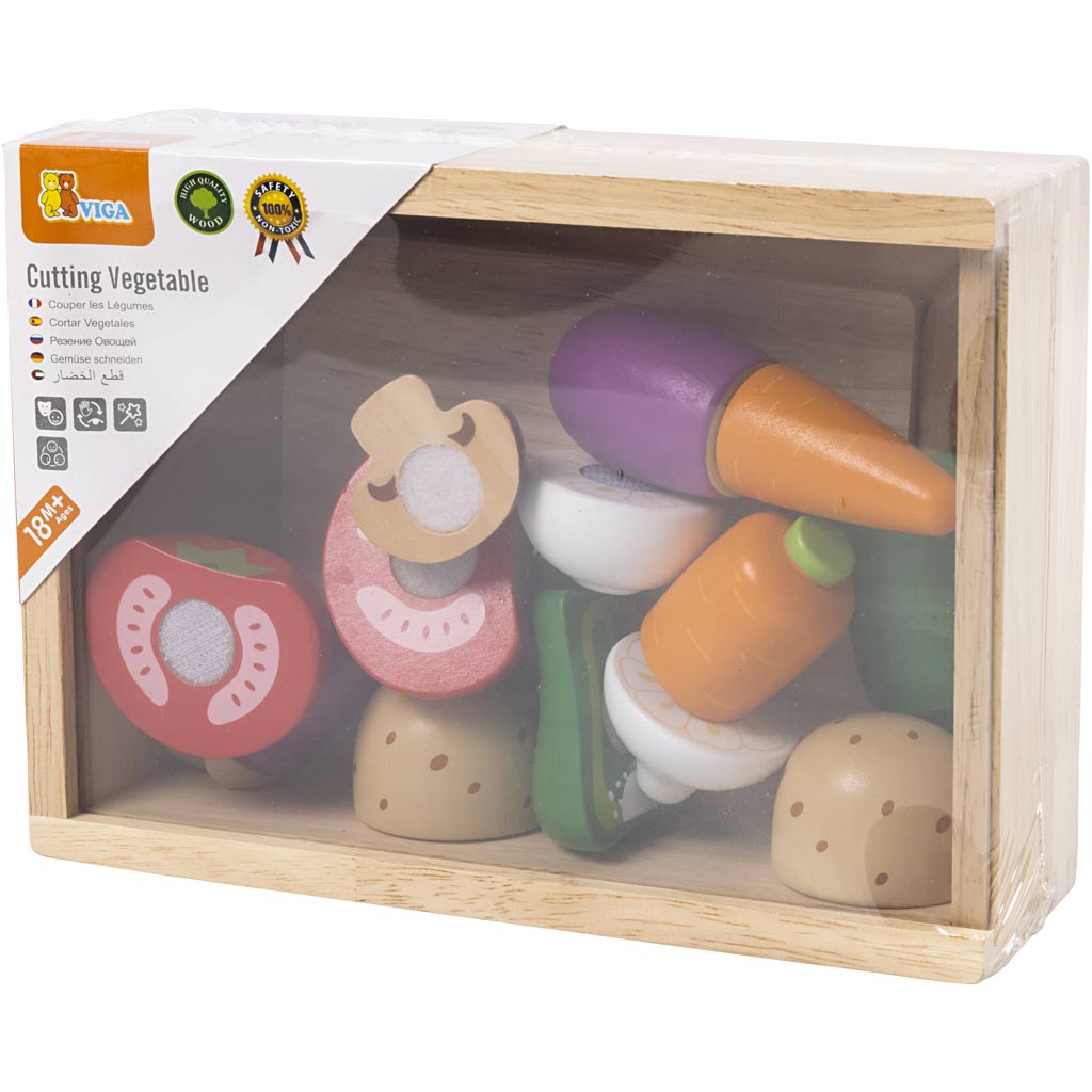 Ensemble de légumes à découper VIGA , 20 morceaux/ 1 set [HOB-907717]