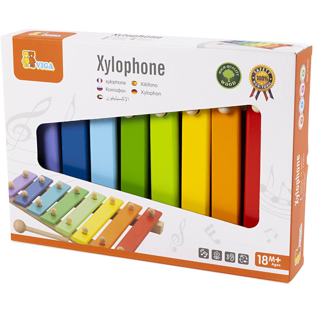 Xylophone VIVGA, dim. 31x23x5 cm, 1 pièce [HOB-907735]