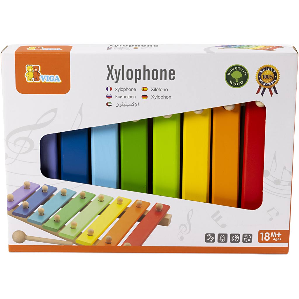 Xylophone VIVGA, dim. 31x23x5 cm, 1 pièce [HOB-907735]