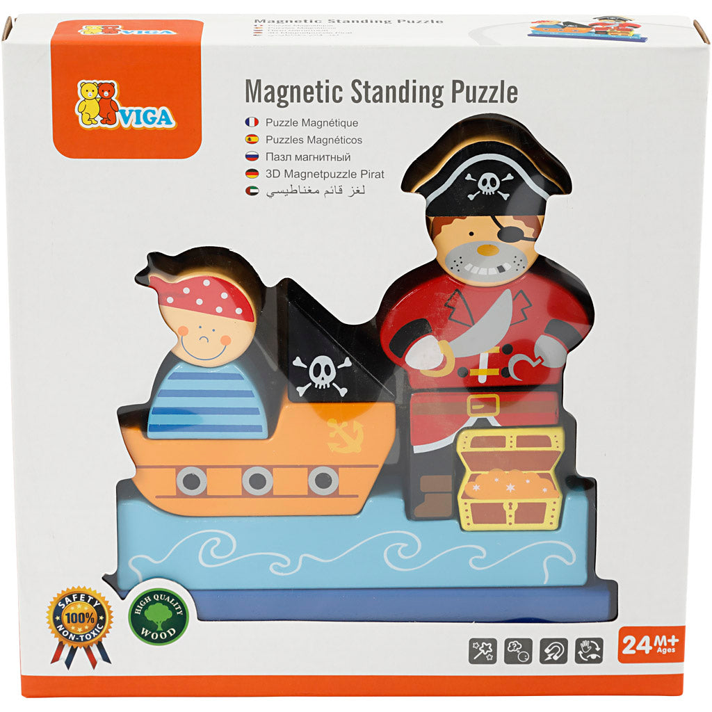 Puzzle Magnétique 3D VIGA, 1 set [HOB-907740]