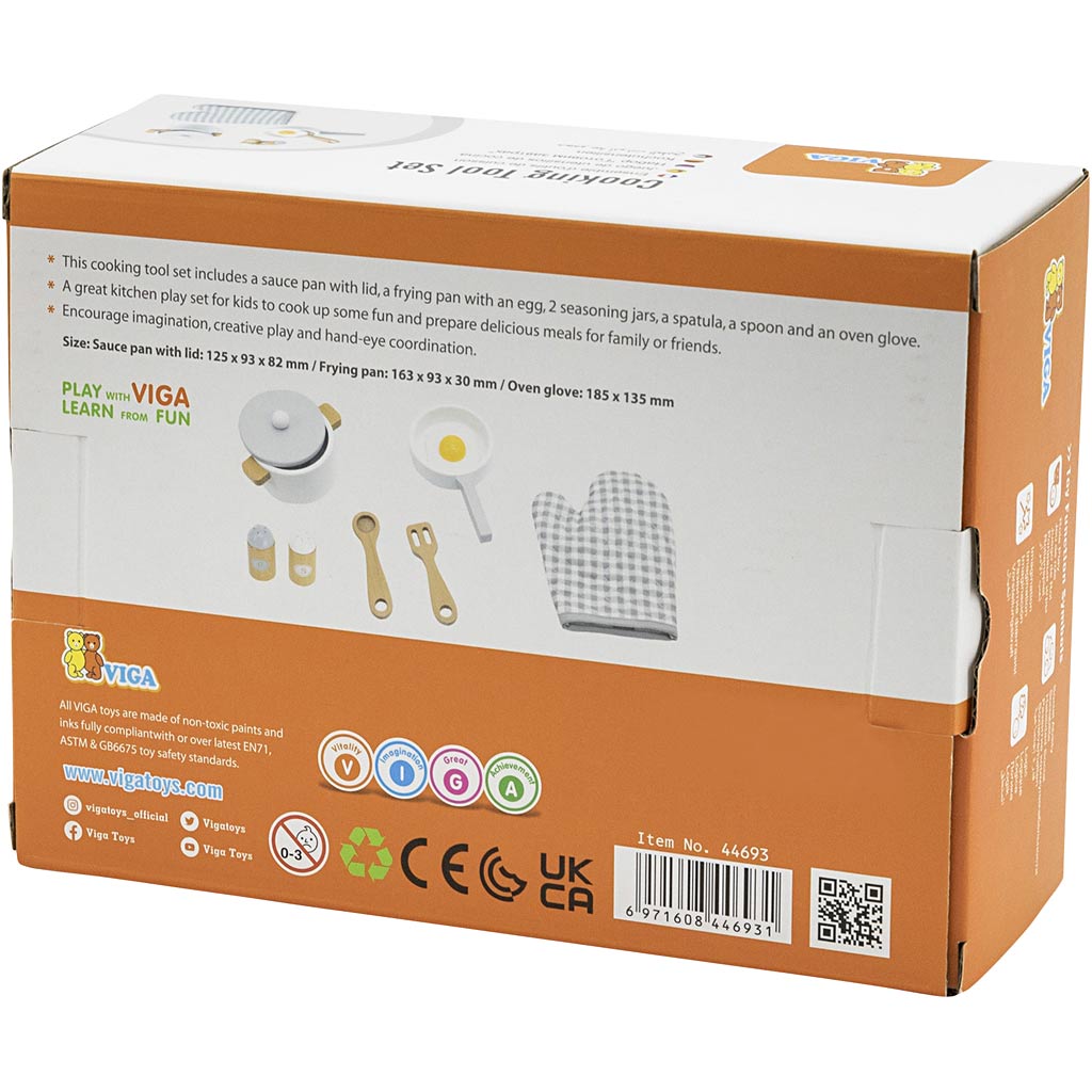 Ensemble de casseroles en bois VIGA , la couleur peut varier , 6 morceaux/ 1 Pq. [HOB-908099]