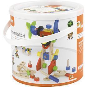 Blocs de construction en bois VIGA , 68 morceaux/ 1 set [HOB-908495]
