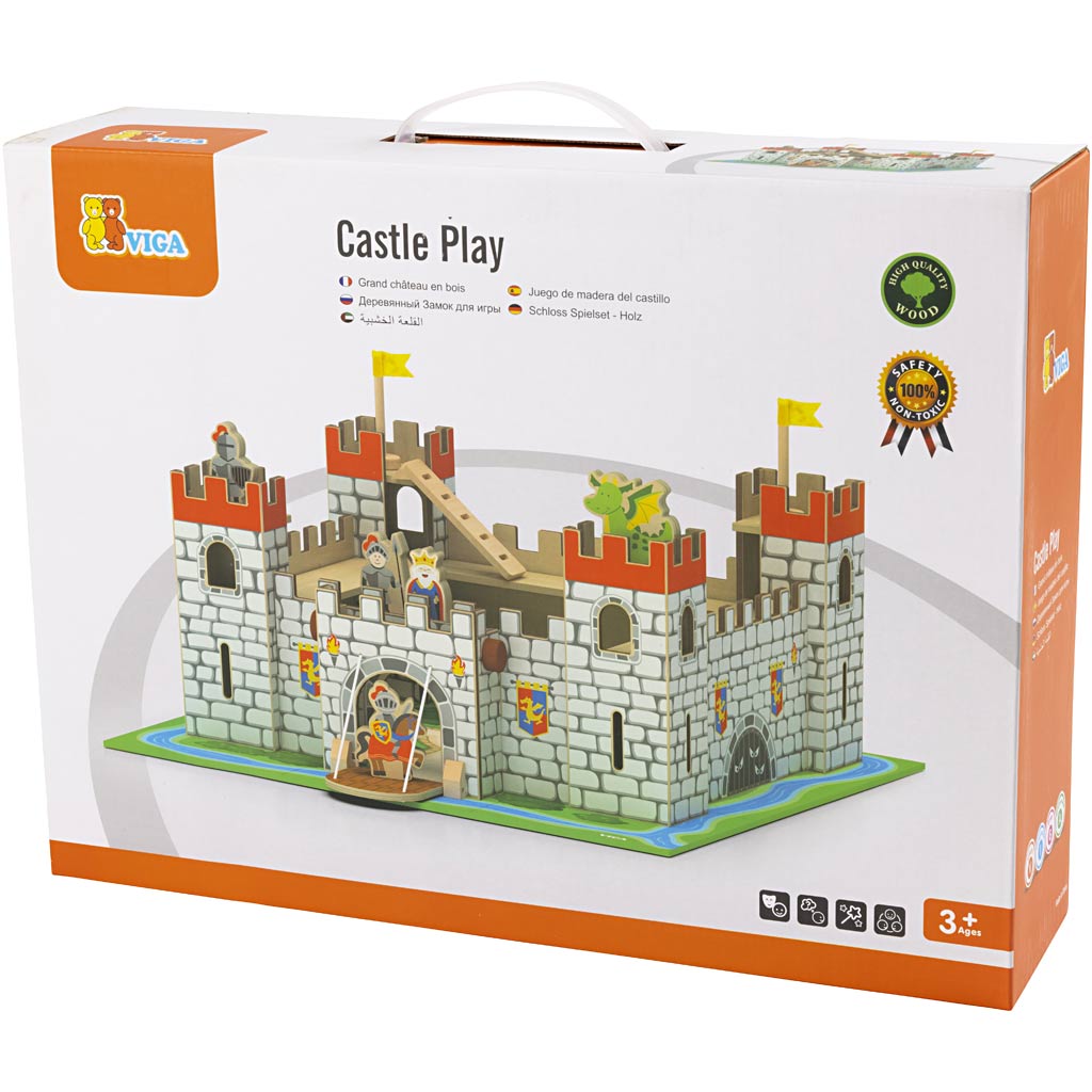 Château de chevaliers VIGA , dim. 50x22x56 cm, 1 pièce [HOB-908576]