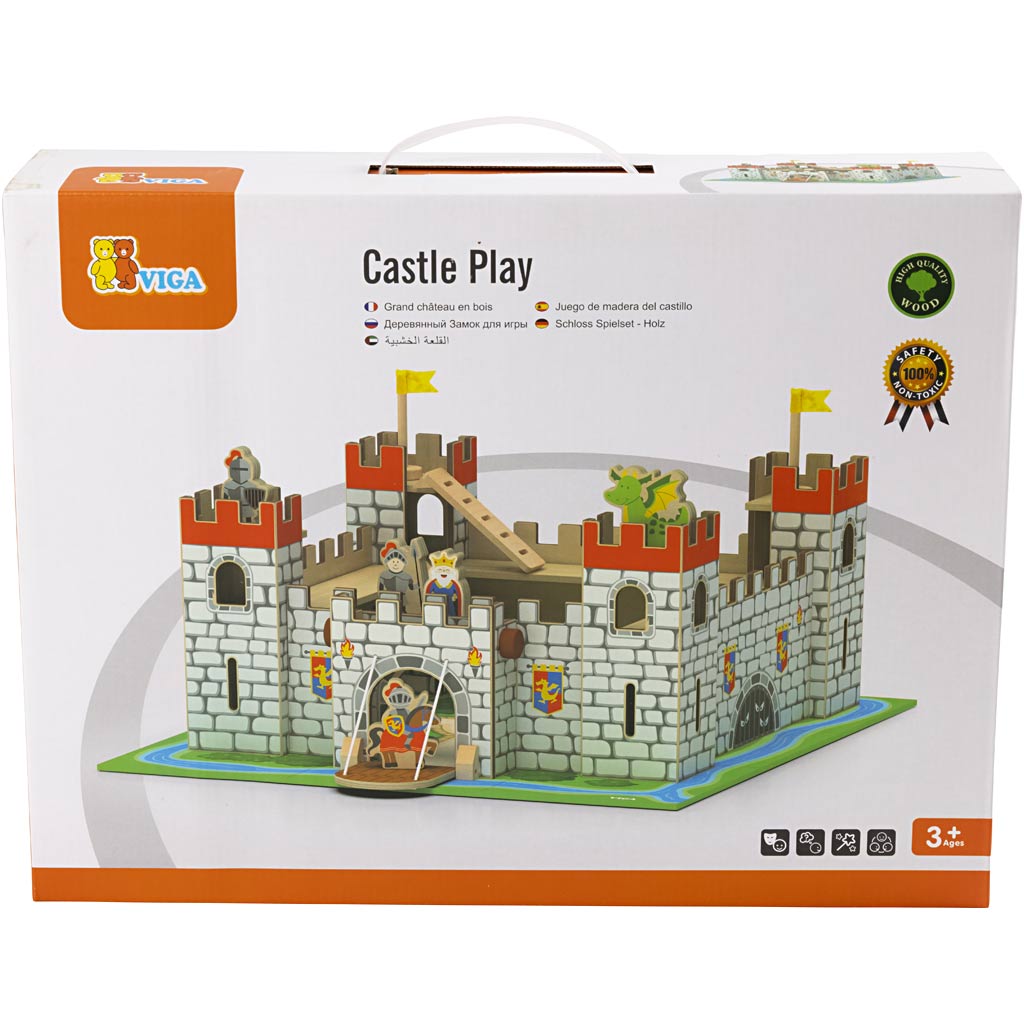 Château de chevaliers VIGA , dim. 50x22x56 cm, 1 pièce [HOB-908576]