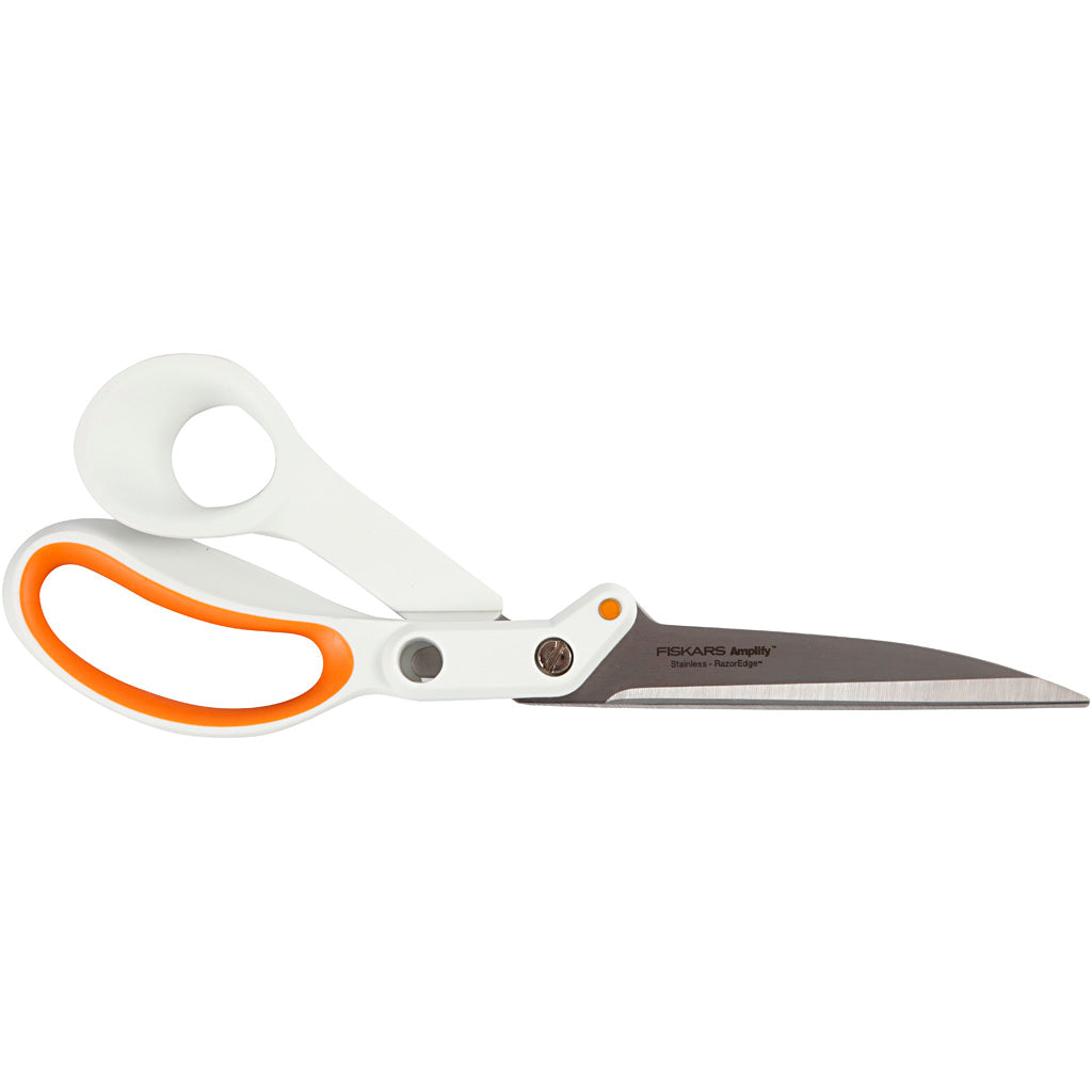 Fiskars Ciseaux Amplify RazorEdge®, L : 24 cm, droitier, 1 pièce [HOB-9162]