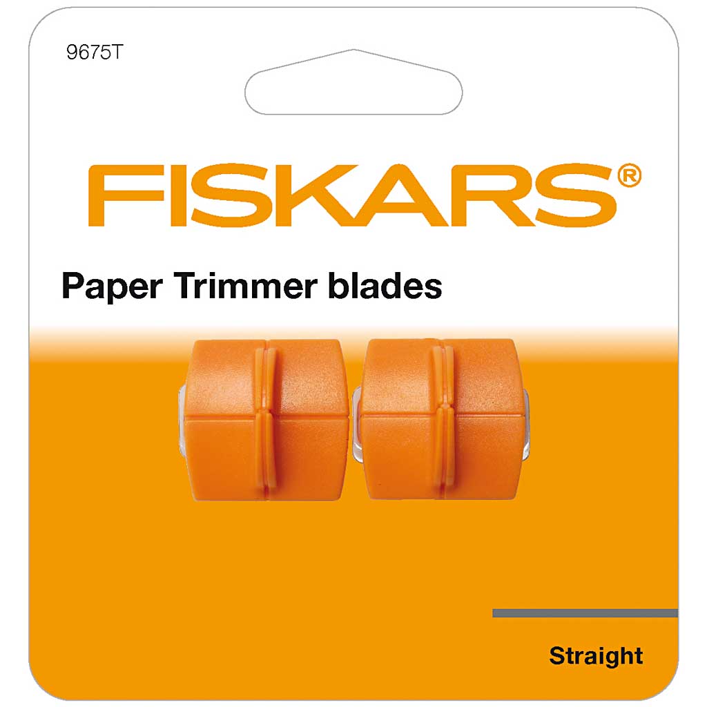 Fiskars Lames Triple Track pour coupeur de papier Fiskars, 2 pièces/ 1 Pq. [HOB-9675]