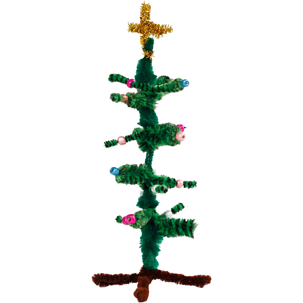 Amusement avec pinces et chemilles, ass. de couleurs, 1 set [HOB-97434]