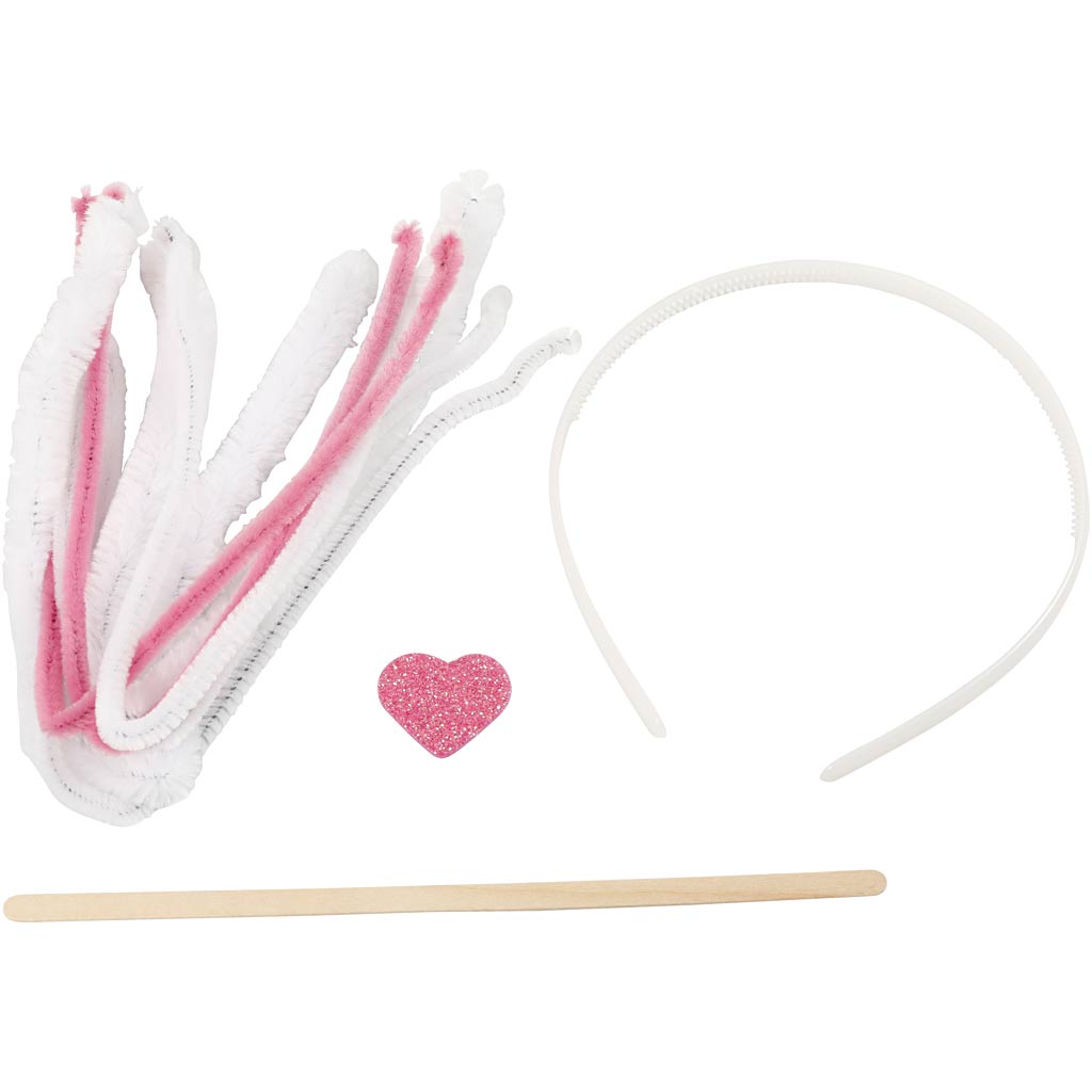 Mini Kit DIY, serre-tête lapin, 1 Pq. [HOB-977315]