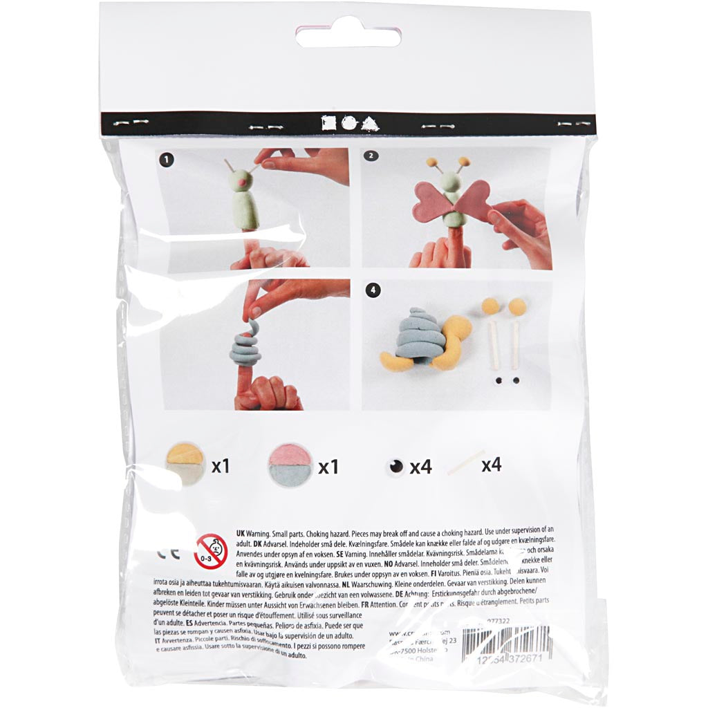 Mini Kit DIY, poupées à doigt, 1 Pq. [HOB-977322]