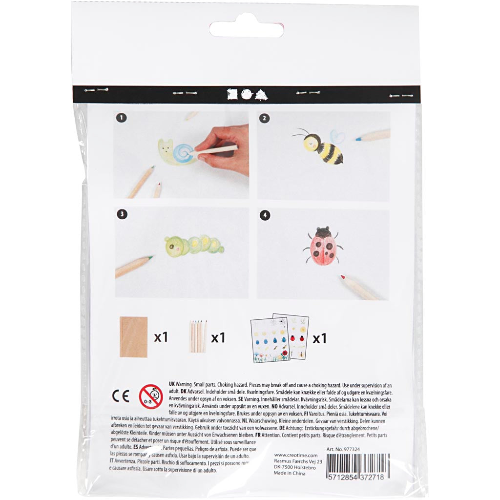 Mini Kit DIY, insectes, 1 Pq. [HOB-977324]