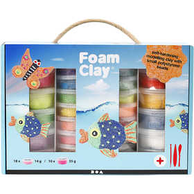 Boîte Cadeau Foam Clay®, ass. de couleurs, 1 set [HOB-98112]