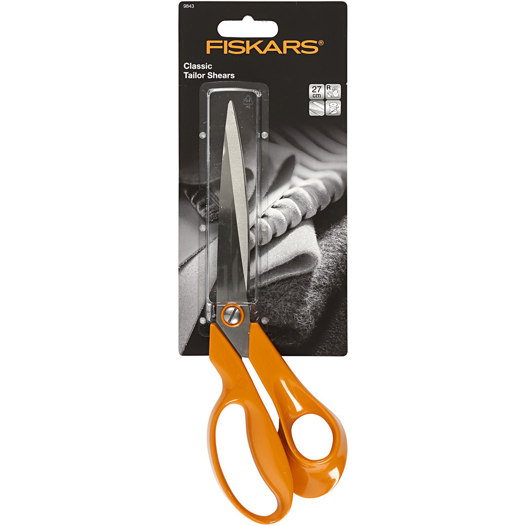 Fiskars Ciseaux Tissu Standards, L : 27 cm, droitier, 1 pièce [HOB-9843]