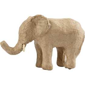 Éléphant, H : 9 cm, L : 13 cm, 1 pièce [HOB-99349]