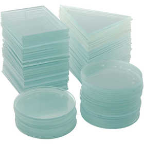 Plaques de verre, ép. 3 mm, 3x30 pièces/ 1 Pq. [HOB-99805]