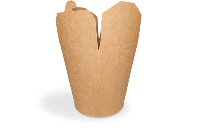 Boîte de nouilles Wok 10x11,5 cm 32oz 1000ml kraft (500 pcs) [TK-9987006]