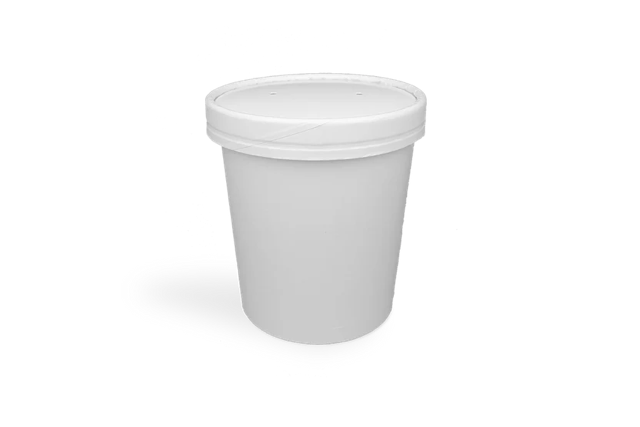 Gobelet à soupe Carton 450ml Ø9,8 cm 16oz Blanc (500 pcs) [TK-9987075]