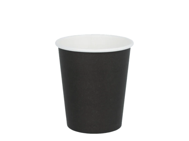 Coffee Cup 230cc 8oz Ø8 cm Carton Black FSC®Mix (1.000 pcs)