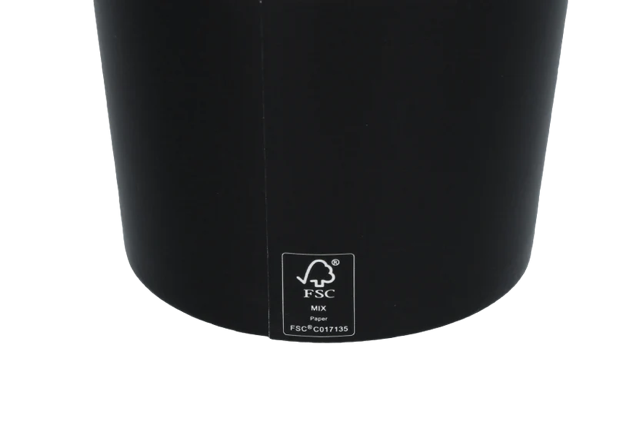 Gobelet à crème glacée Carton 360ml Ø9 cm 12oz Noir FSC®Mix (1.000 pcs) [TK-9987090]