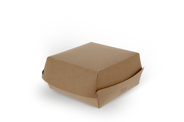 Boîte à Menus / Plateau à Hamburger 20x8,8x20 cm FSC®Mix kraft (300 pcs) [TK-9987220]