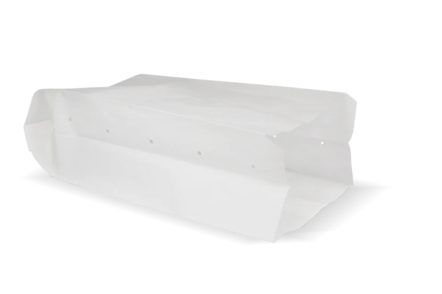 Snack Bags perforated Paper (2 pond) 16x10x31 cm White 45gr (1.100 pcs)