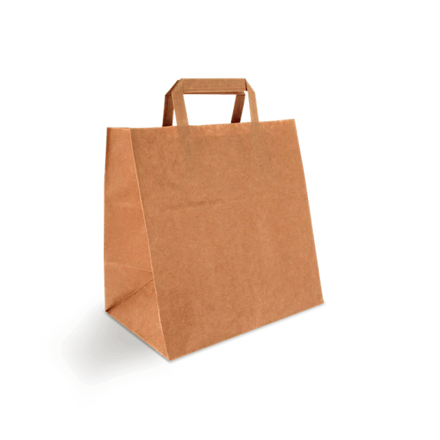 Carrier Bags Paper 26x17x27cm Brown (250 pcs)