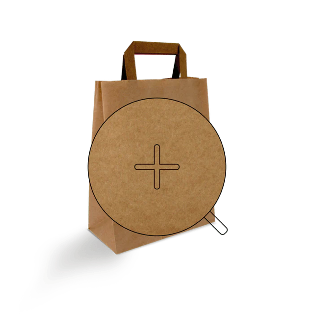 Sac en Papier 22x10x28cm marron (250 pcs) [TK-9987499]