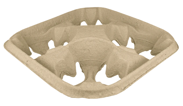 Plateau de transport pour 4 Gobelets Carton recyclé (220 pcs) [TK-9987575]