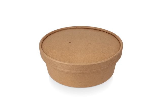 Couvercle salade Poke Bowl 500-750-1000ml Ø14,8cm kraft (300 pcs) [TK-9987594]