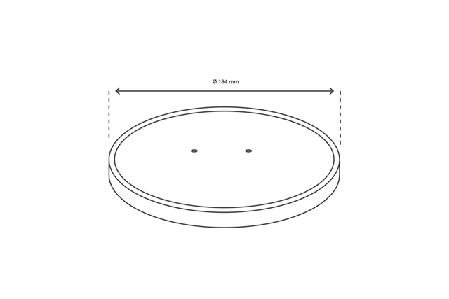 Couvercle salade Poke Bowl 900-1300ml Ø18,4cm kraft (150 pcs) [TK-9987597]