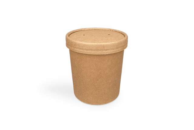 Couvercle Gobelet à soupe kraft 240-360ml Ø9 cm (500 pcs) [TK-9987603]