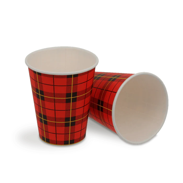 Tasse à Café 150cc 6oz Ø7 cm Tartan (2.500 pcs) [TK-9987646]