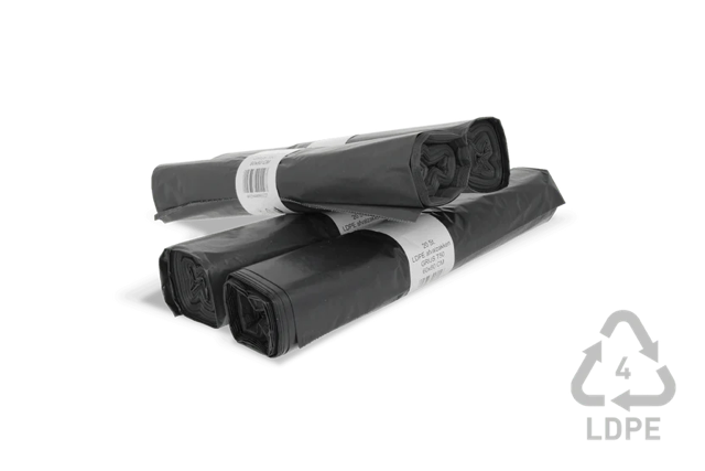 Sac Poubelle 60 Litres60x80cm 20 Rouleaux avec 20 Sac Gris (400 Sac) [TK-9987664]