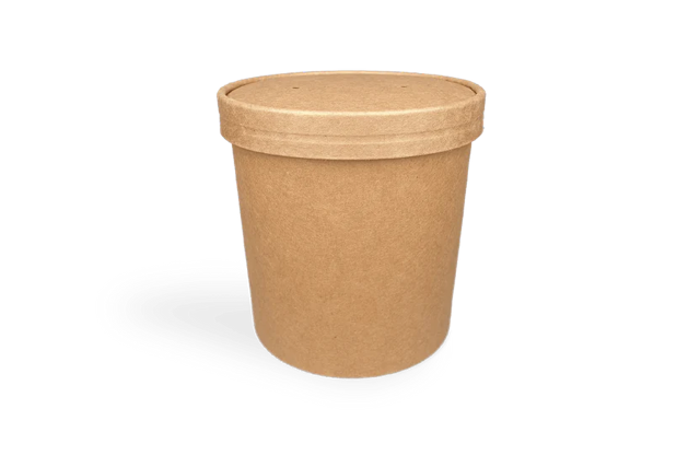 Gobelet à soupe Carton 750ml Ø11,8cm 26oz kraft (500 pcs) [TK-9987691]