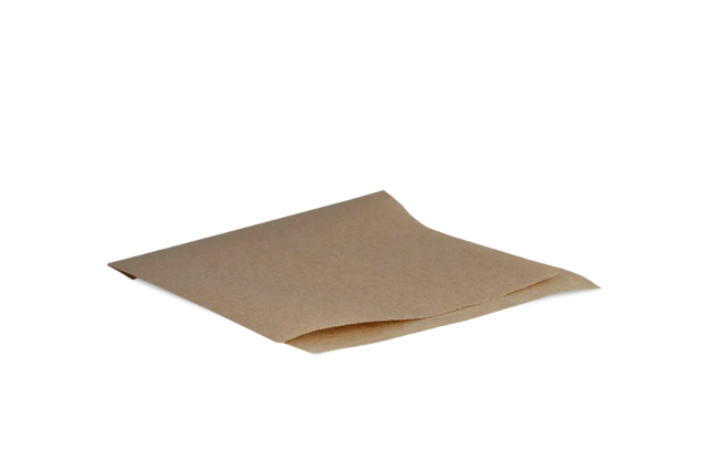 Sachet à hamburger 16x16cm kraft imperméable à la graisse paper (2.000 pcs) [TK-9988044]