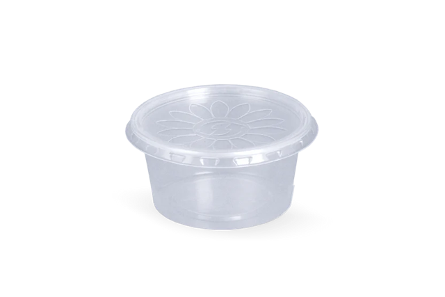 Récipient rond PP 80cc Ø7 cm transparent (1.000 pcs) [TK-9988047]