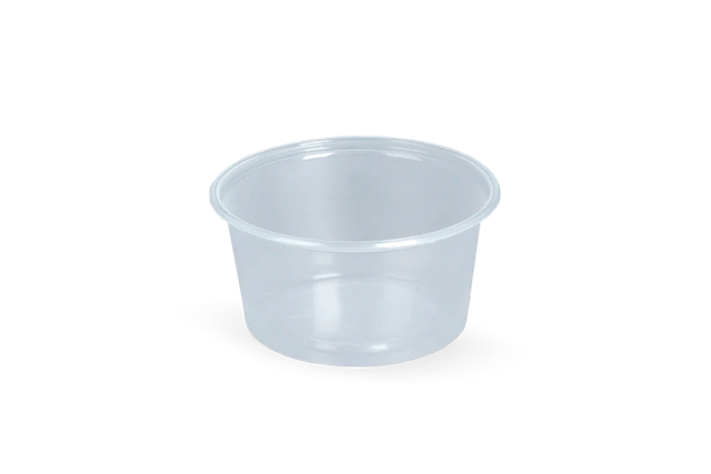 Round container PP 80cc Ø7 cm transparent (1.000 pcs)