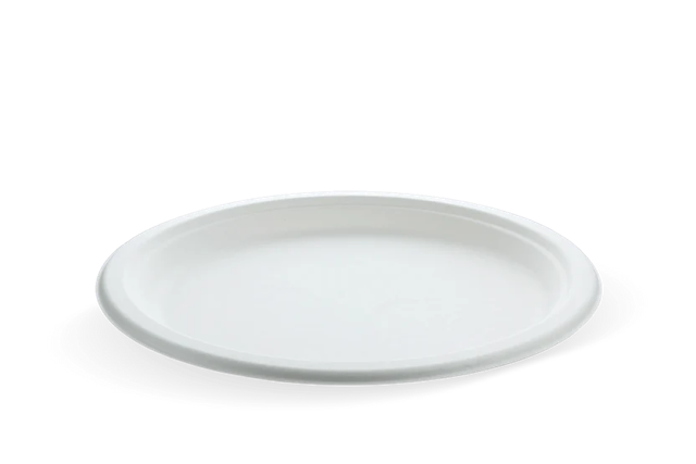 Assiette en Canne à Sucre Ø26cm (500 pcs) [TK-9988104]