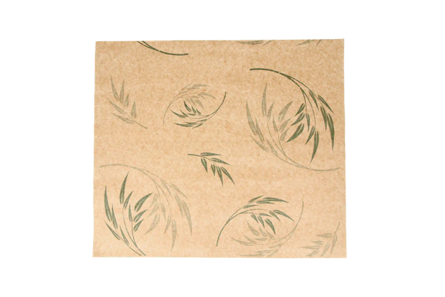 Emballage en papier sulfurisé pour hamburger 33x38cm FSC®Mix kraft Bambou (2.000 pcs) [TK-9988208]