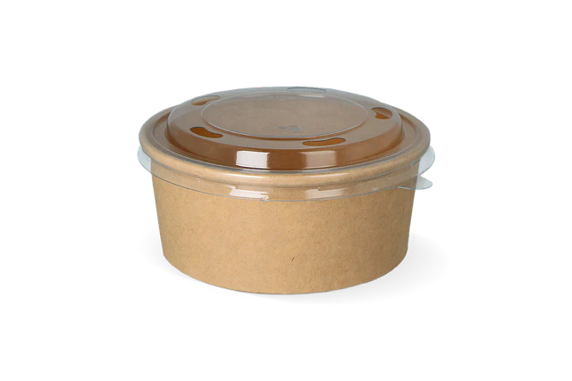 Couvercle salade Poke Bowl 500ml-750ml-1000ml Ø14,8cm transparent avec trous (300 pcs) [TK-9988324]