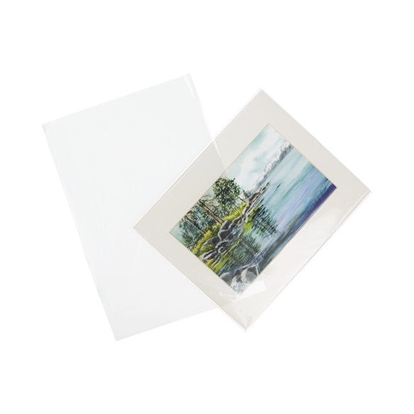 Sachet plastique plat grand format 21,4x26cm Transparent et Scellable sans Rabat (100 pièces) [B108NF]