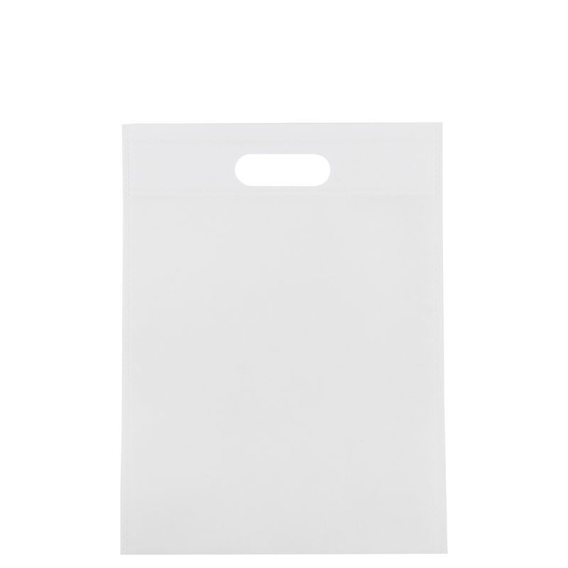 Sacs en non-tissé économiques avec poignées 30x40 cm Blanc (400 pcs) [FP-DNW021]