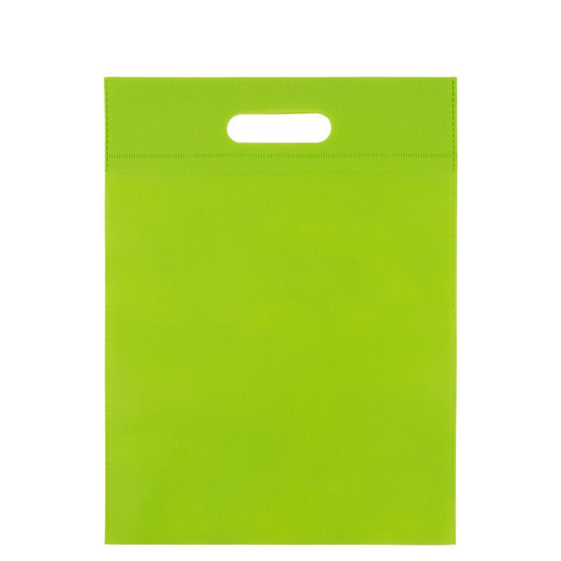 Sacs en non-tissé économiques avec poignées 30x40 cm Vert (400 pcs) [FP-DNW025]