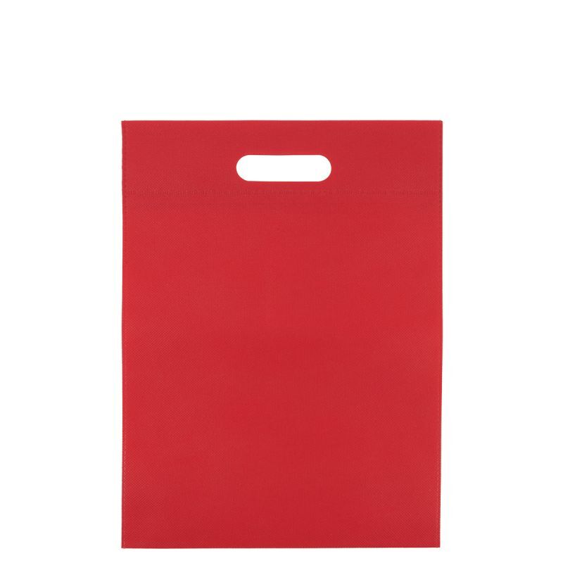 Sacs en non-tissé économiques avec poignées 30x40 cm Rouge (400 pcs) [FP-DNW027]
