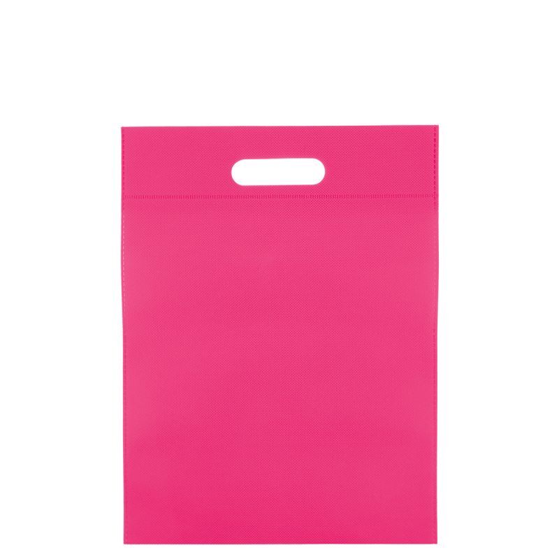 Sacs en non-tissé économiques avec poignées 30x40 cm Rose (400 pcs) [FP-DNW031]